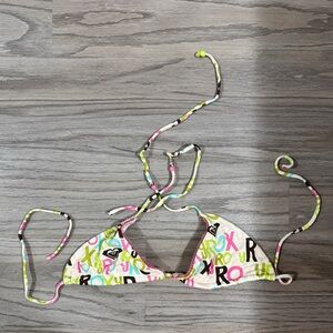 Y2K Woman’s Roxy Multi ColorTriangle Bikini Top